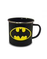 Batman Logo Emaille Tasse / Mug