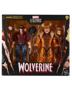 Marvel Legends Wolverine 2er-Pack 2024 Marvel's Logan vs Sabertooth 15cm