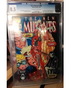 New Mutants #98 CGC 8.5 1st app. Deadpool 1991