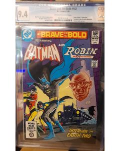 The Brave and the Bold #182 CGC 9.4 1982