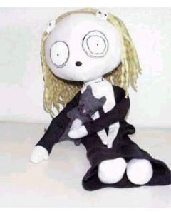 LENORE the Dead Girl plus Cat (dead too) Plushie