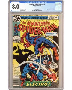 Amazing Spider-Man #187 CGC 8.0 1978