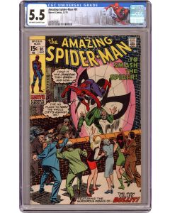 Amazing Spider-Man #91 CGC 5.5 1970