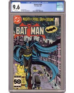 Batman #385 CGC 9.6 1985