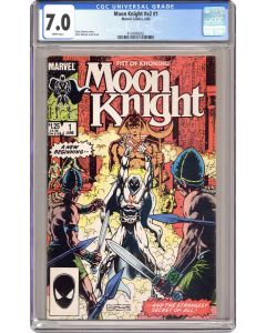 Moon Knight Fist of Khonshu #1 CGC 7.0 1985