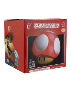 Super Mario Lampe mit Soundfunktion Power-Up Mushroom