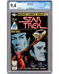 Star Trek #1 CGC 9.4 1980 movie adaption
