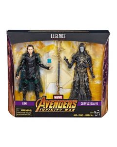 Marvel Legends Avengers Infinity War Corvus Glaive & Loki 