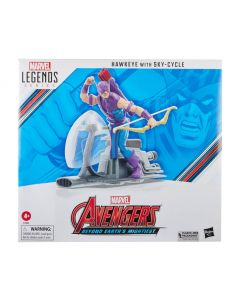 Marvel Legends Avengers Beyond Earth's Mightiest Hawkeye with Sky-Cycle 15cm