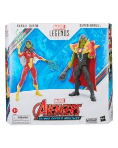 Marvel Legends Avengers Beyond Earth's Mightiest Skrull Queen & Super-Skrull 15 cm