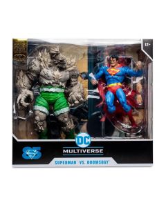 DC Multiverse Superman vs Doomsday ( Gold Label ) McFarlane
