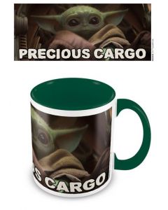 Star Wars Mandalorian: Grogu / The Child / Baby Yoda Precious Cargo Coloured Inner Tasse / Mug