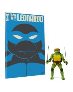 Teenage Mutant Ninja Turtles BST AXN x IDW Actionfigur & Comic Leonardo Exclusive 13 cm